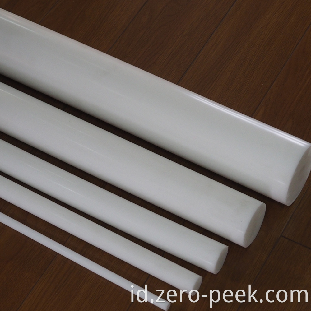 White color acetal rod